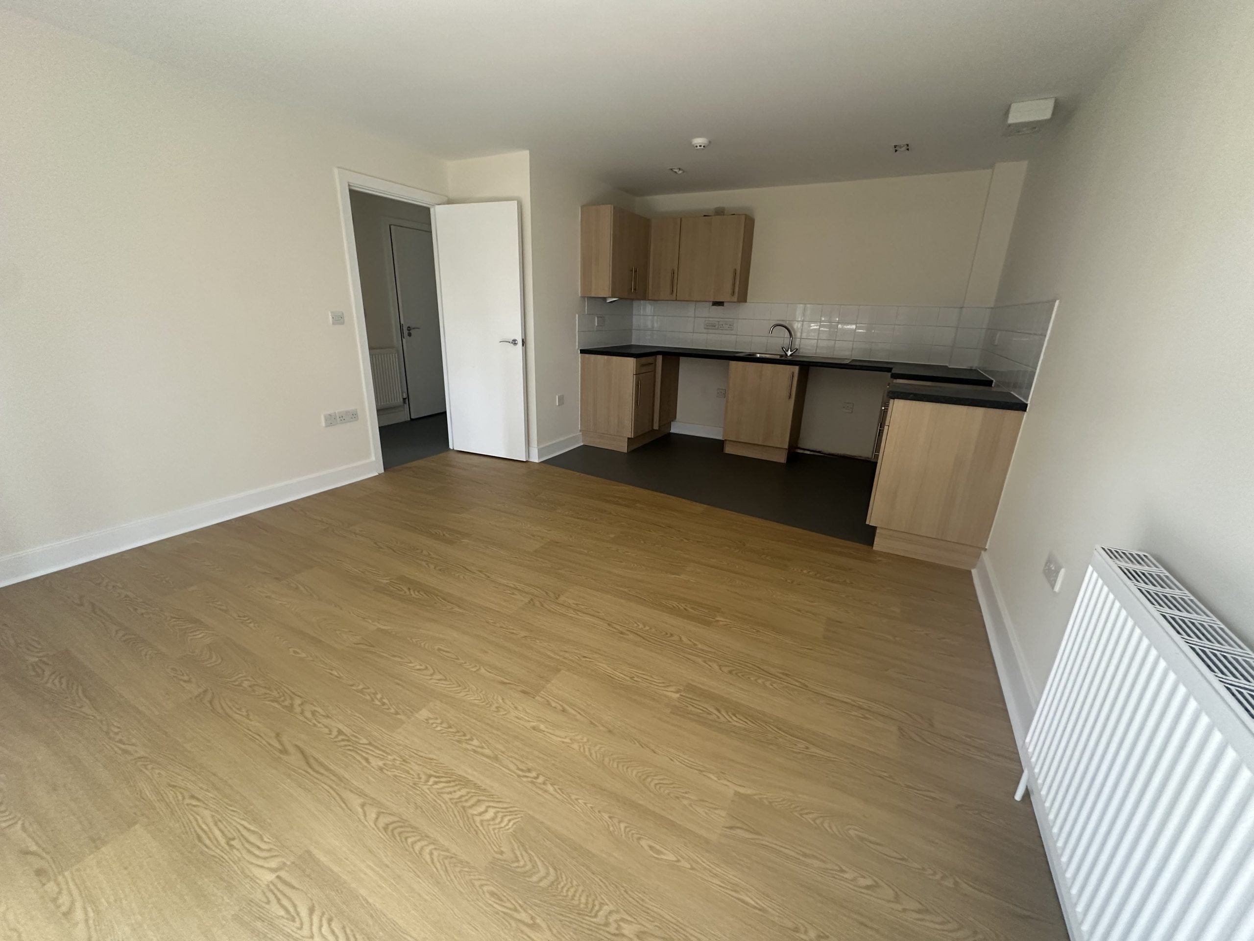 Flat Fairmile Road in Christchurch