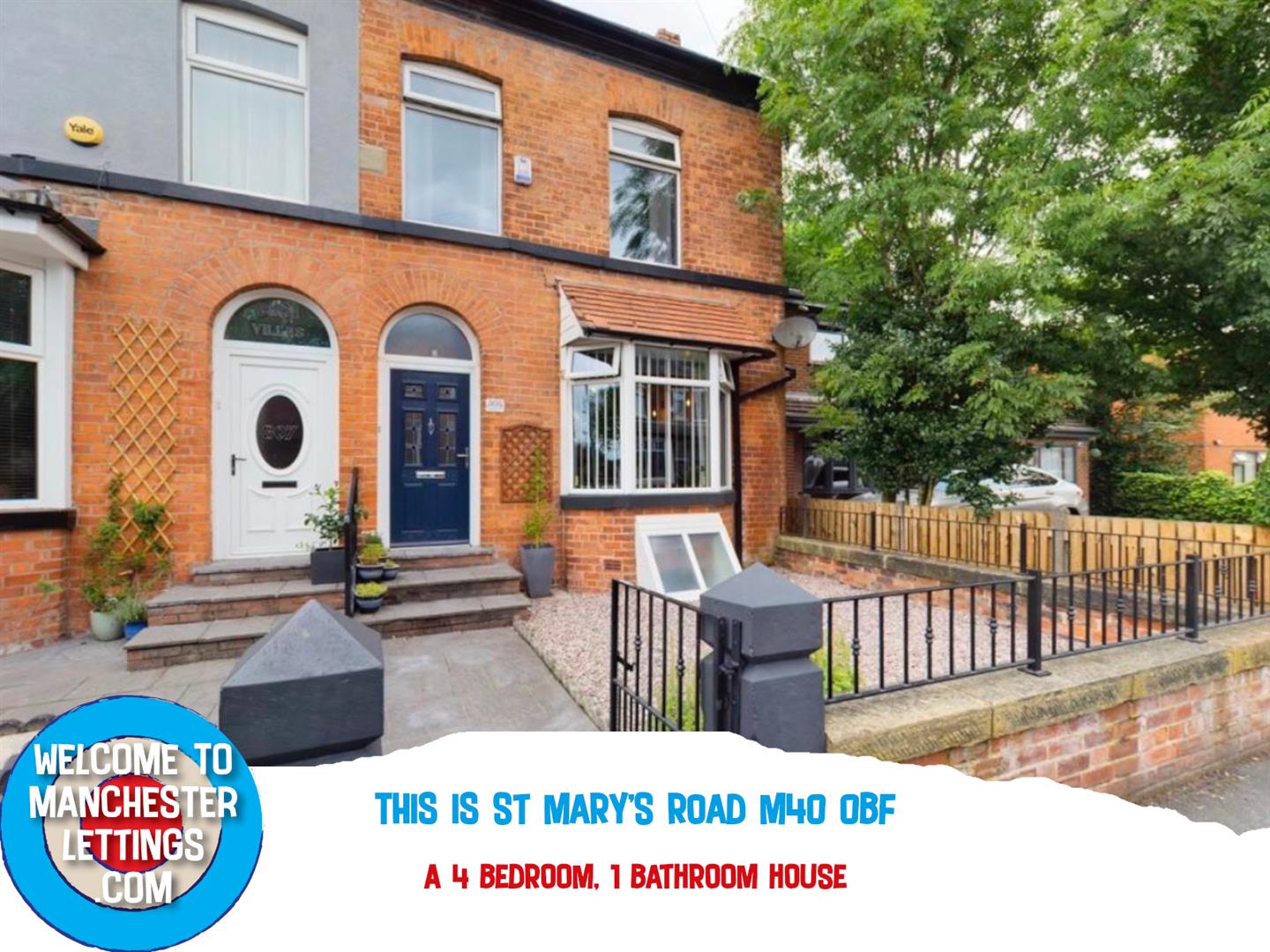 House Saint Mary's Road in Manchester