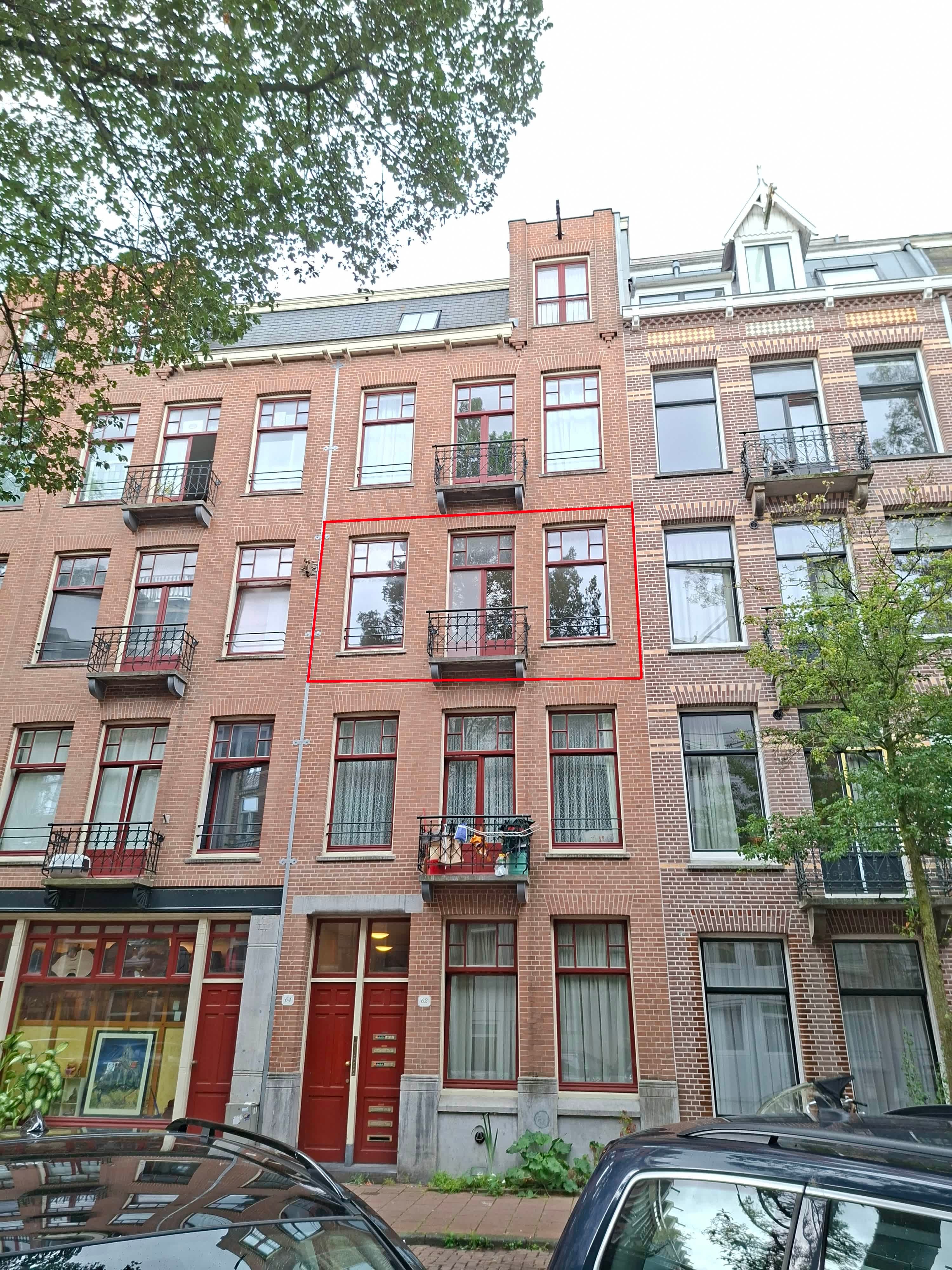 Appartement Vrolikstraat 62 in Amsterdam