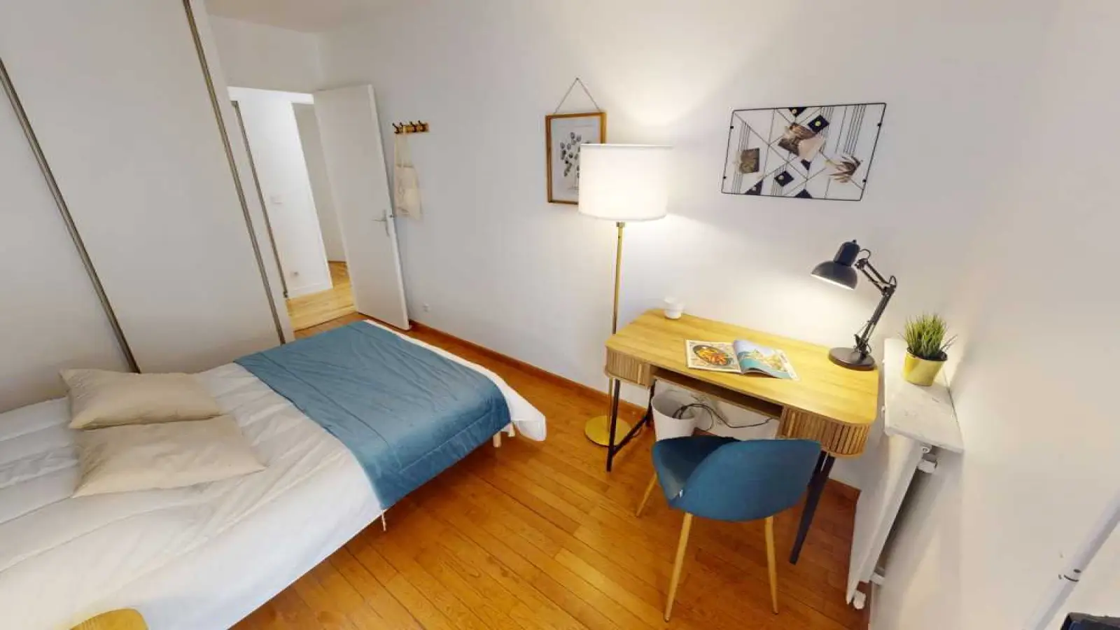 Chambre Avenue de l'Europe à Levallois-Perret