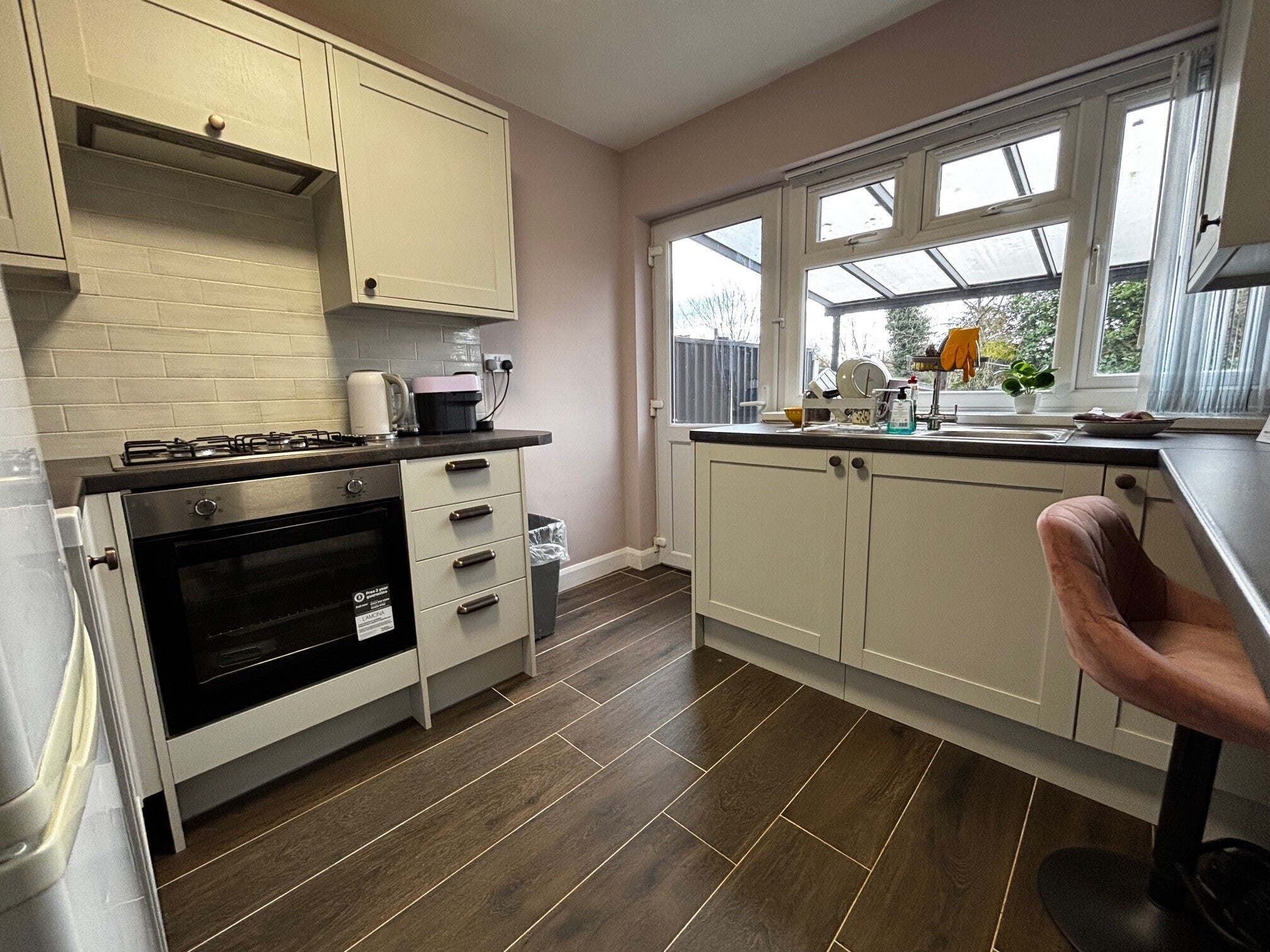 Flat Poole Crescent in Birmingham