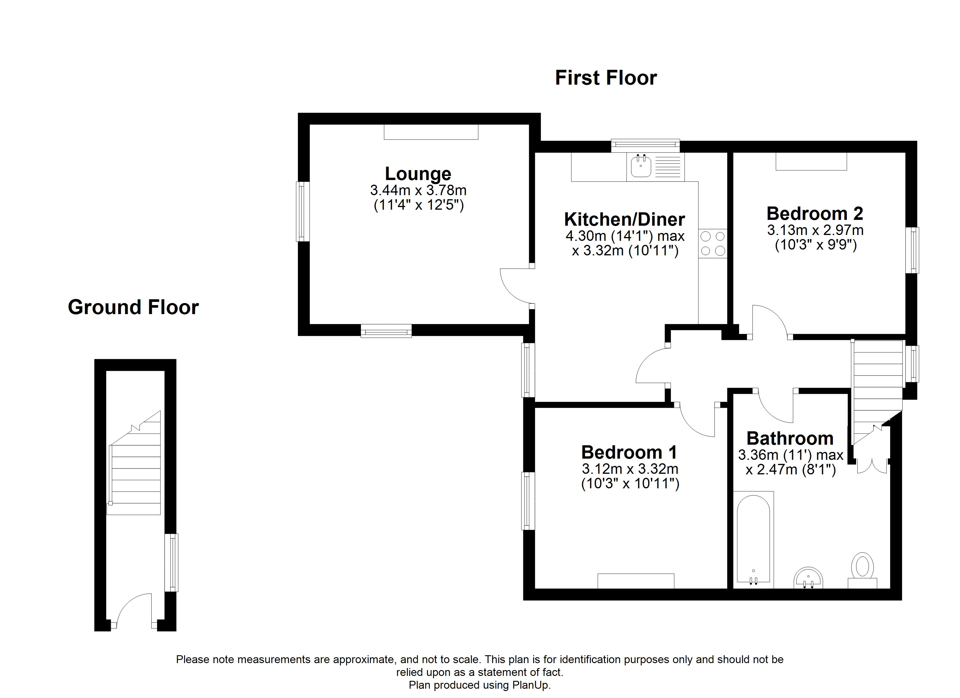 Flat Swan Lane in Wychavon