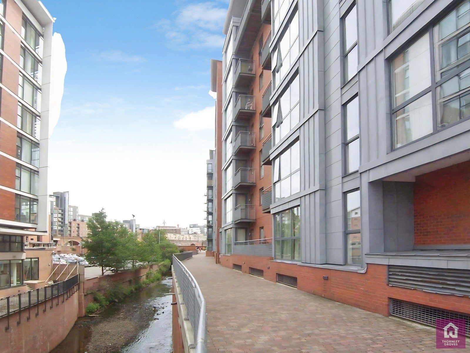 Flat City Road East in Manchester