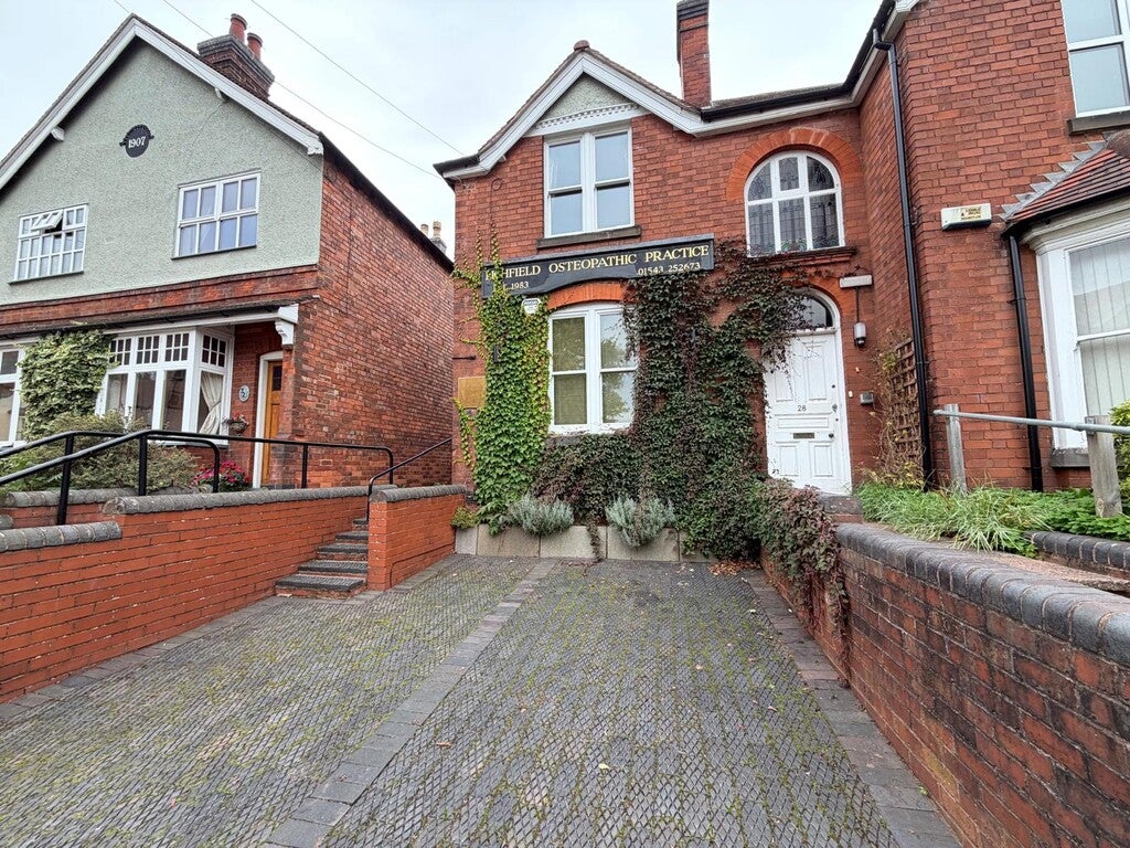 Flat Station Road in Lichfield