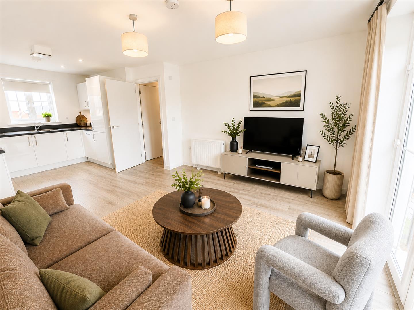 Flat Fairham Drive in Nottingham