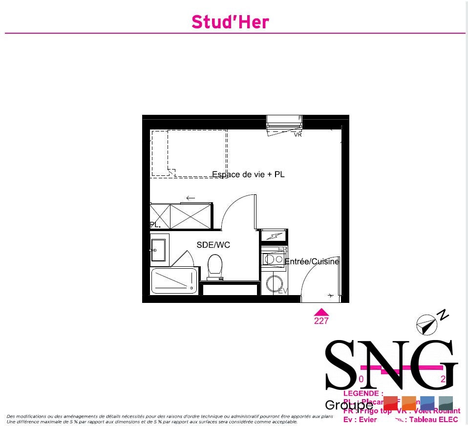 Appartement D 95 à Franqueville-Saint-Pierre