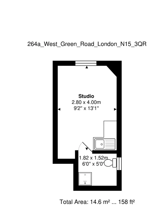 Flat West Green Road in Greater London