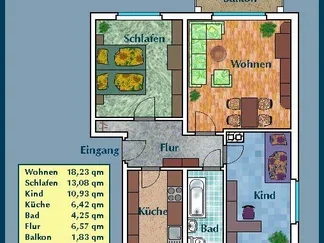 Wohnung Liliengasse in Dresden