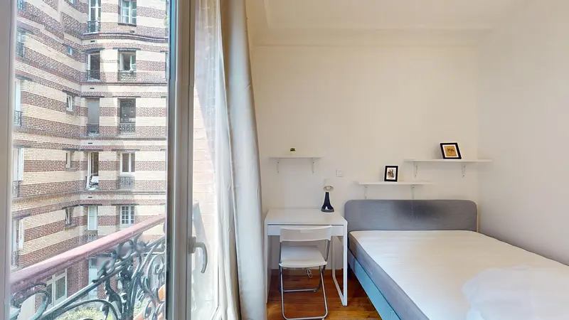 Chambre Rue Rouvet à Paris