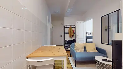 Chambre Rue Rouvet à Paris