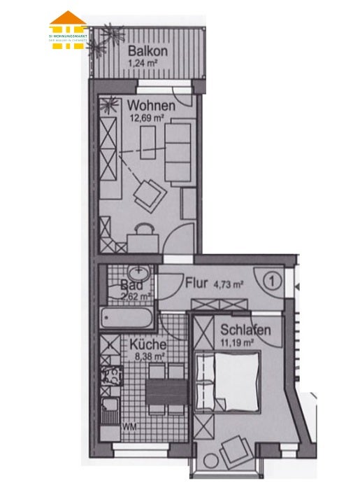 Wohnung Heimgarten in Chemnitz