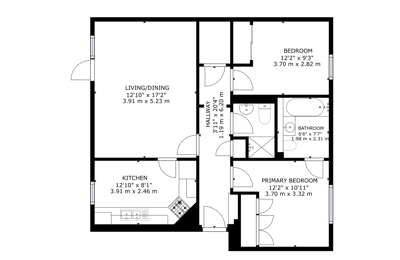 Flat Falkirk in North Tyneside