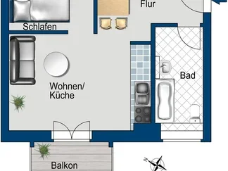 Wohnung Hertelstraße in Dresden