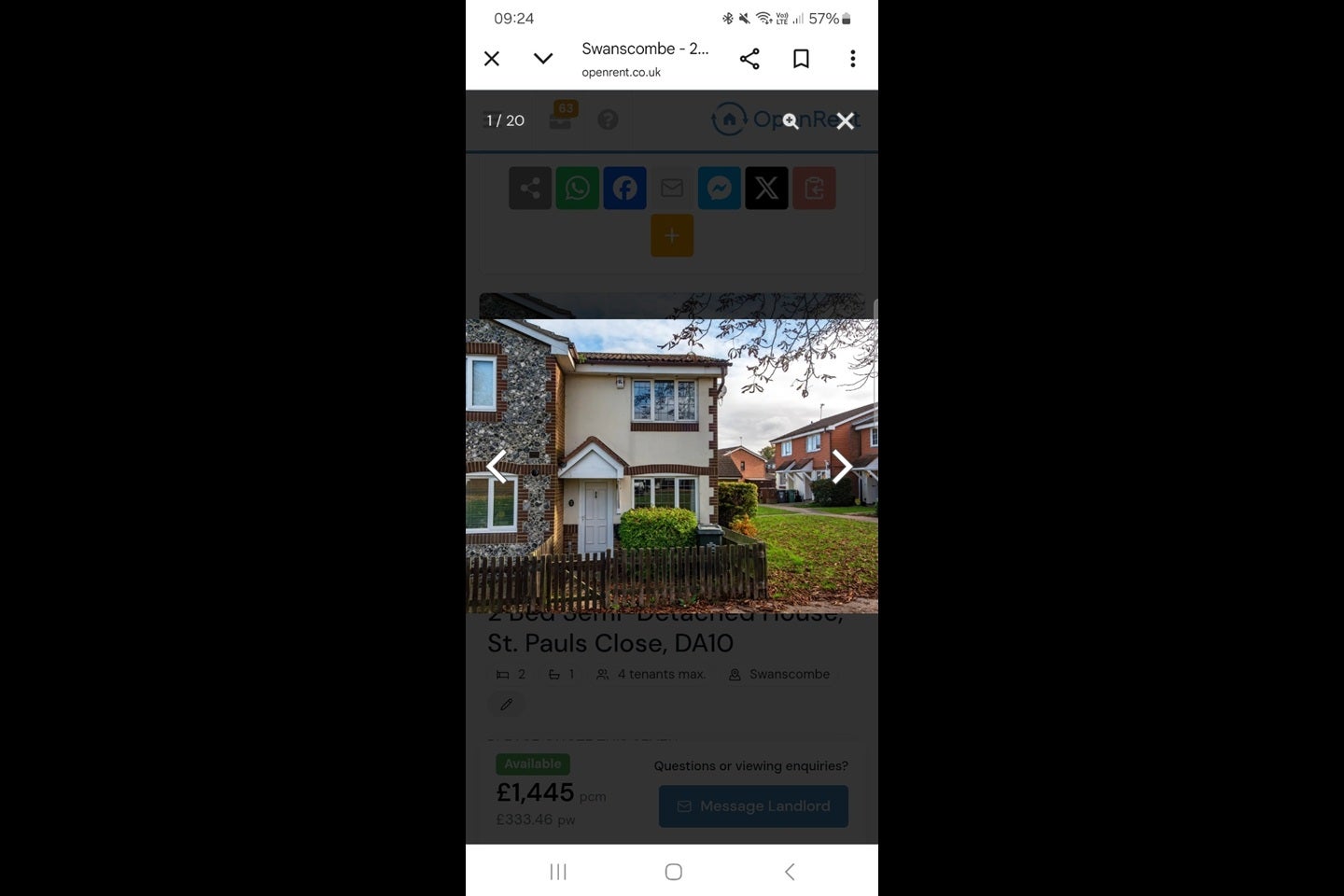 House St Pauls Close in Dartford