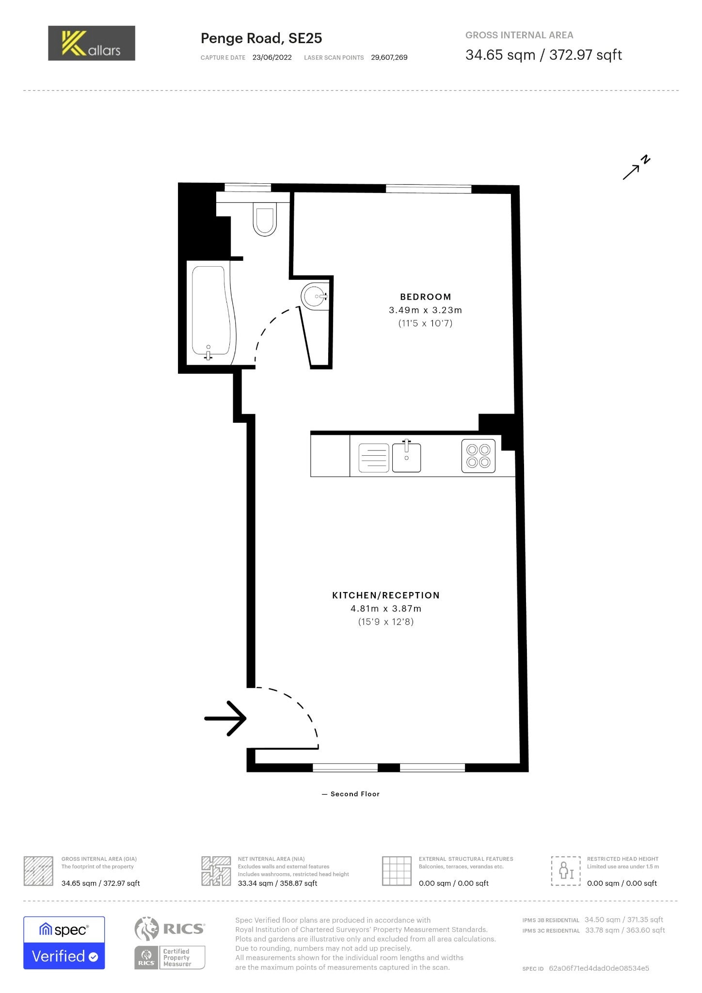 Flat Penge Road in Greater London