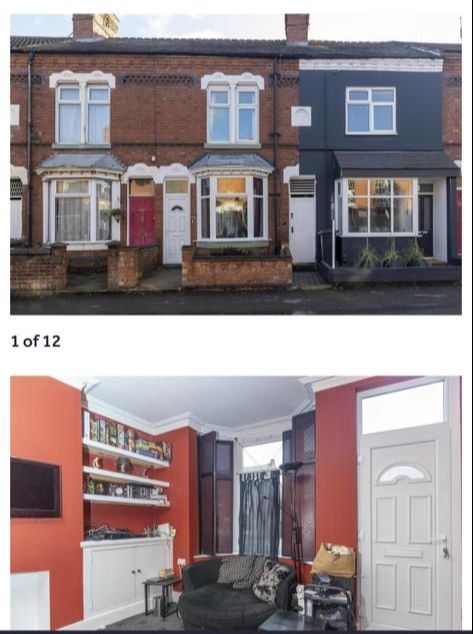 House Clarendon Park Road in Leicester