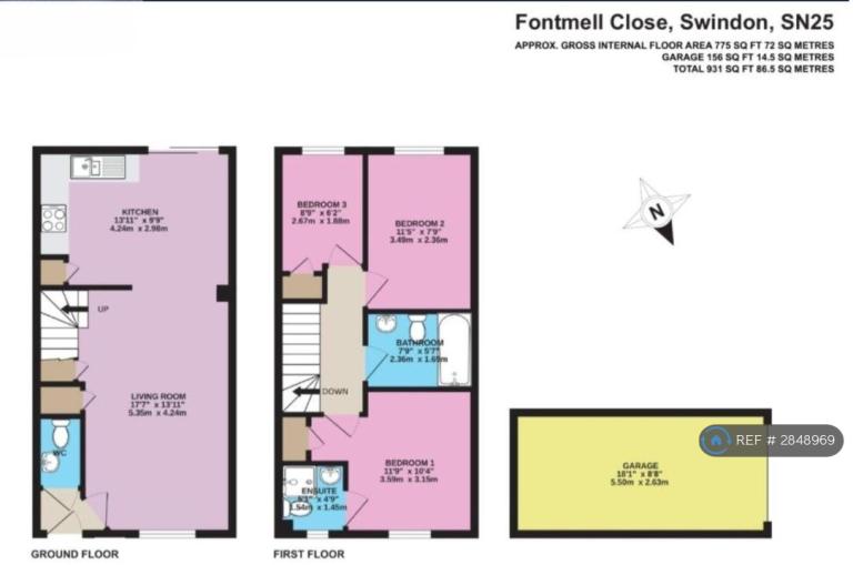 House Fontmell Close in Blunsdon St Andrew