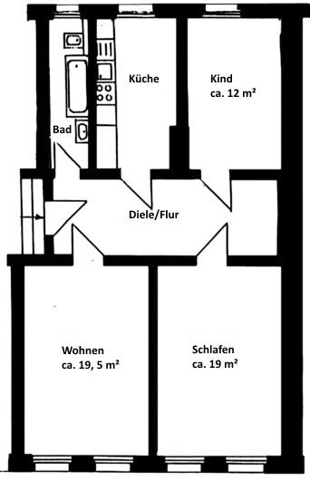 Wohnung Institutsgasse in Dresden