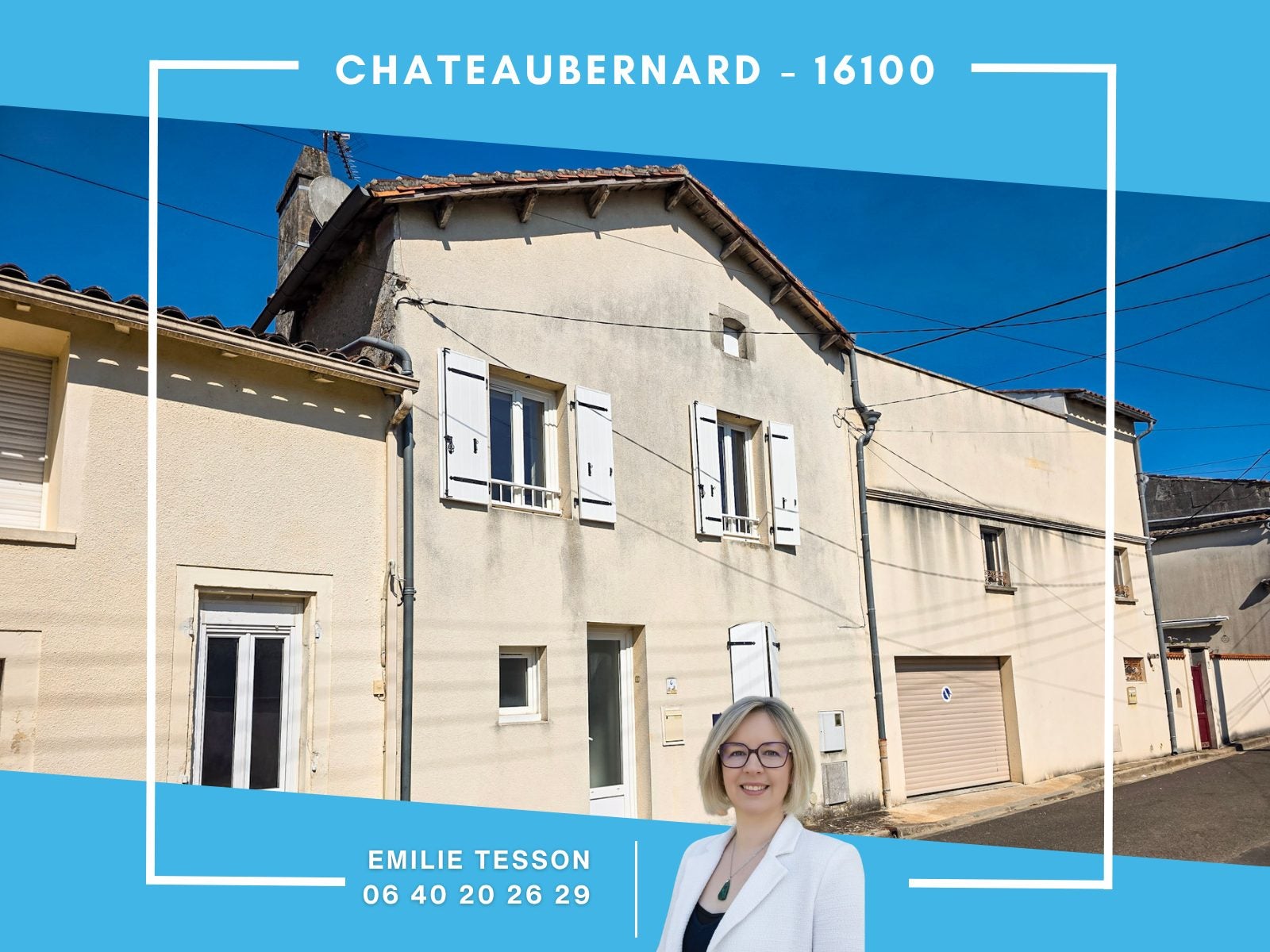 Maison Rue Pierre Pinard à Châteaubernard