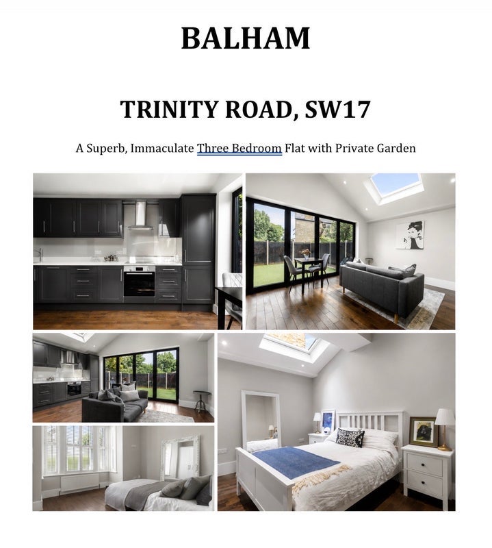 Flat Trinity Road in Greater London