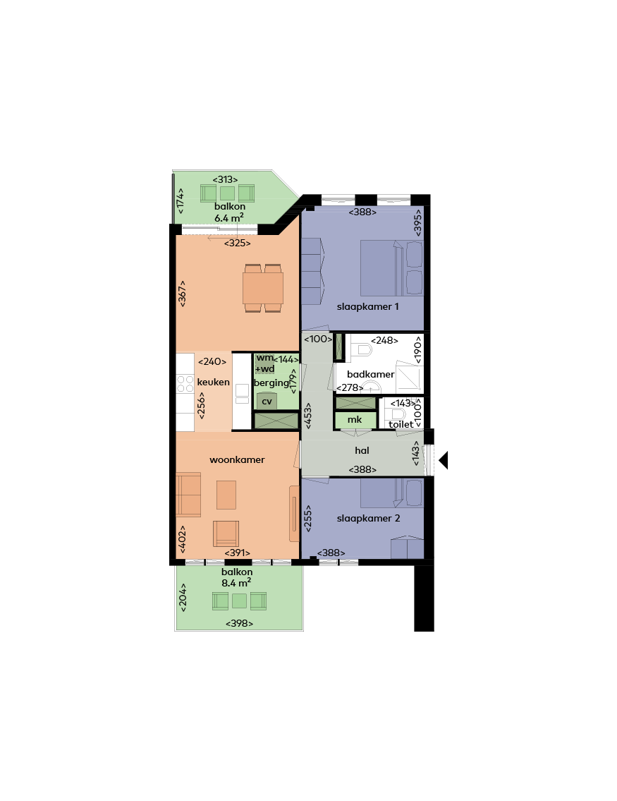 Appartement Parijsboulevard 22 in Utrecht
