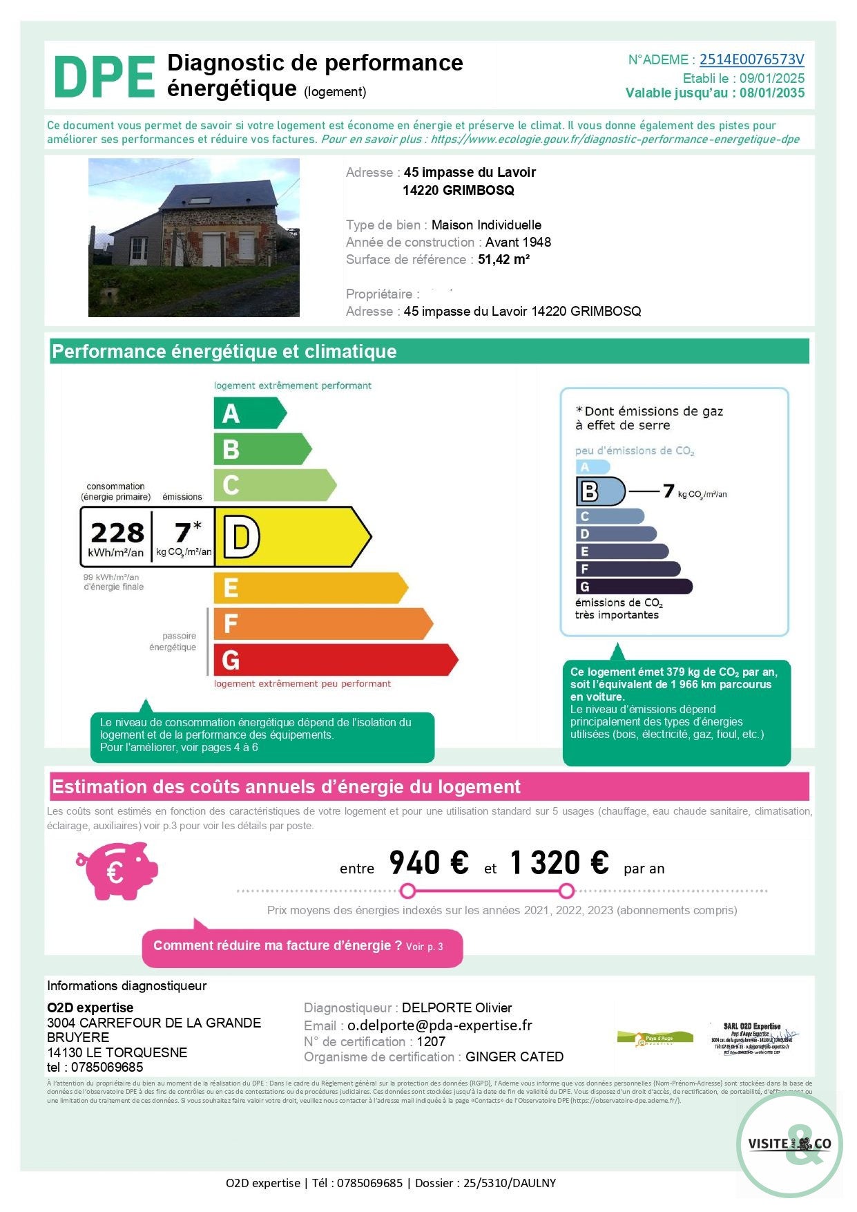 Maison Impasse du Lavoir à Grimbosq