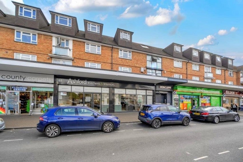 Flat Church Road in Borough of Spelthorne