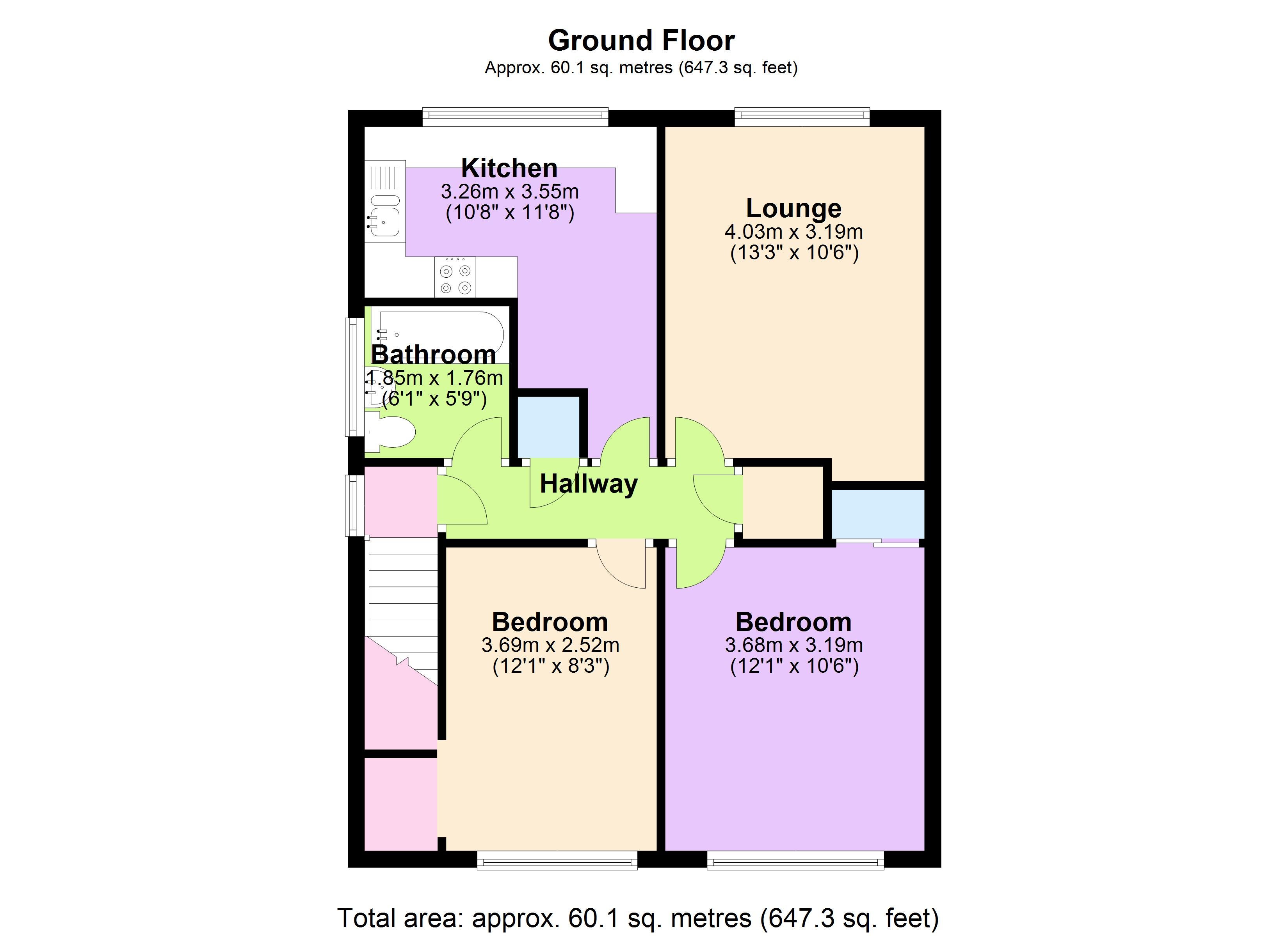 Flat Bijou Court in Gloucester