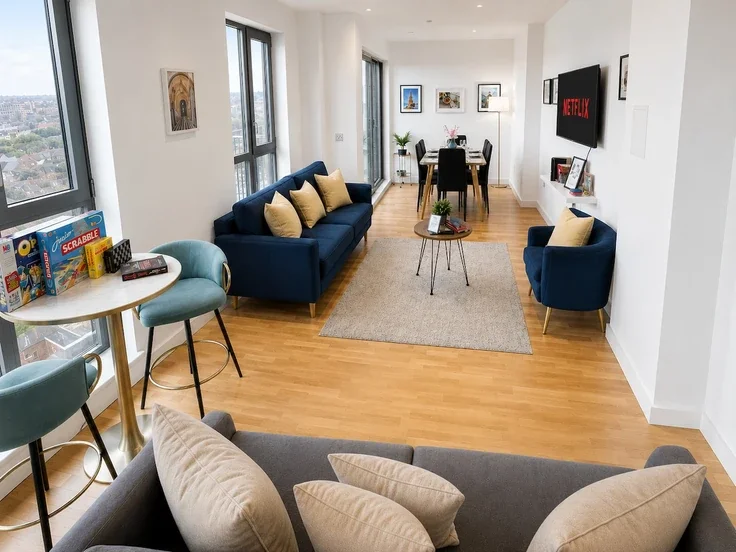 Flat York Road in Greater London