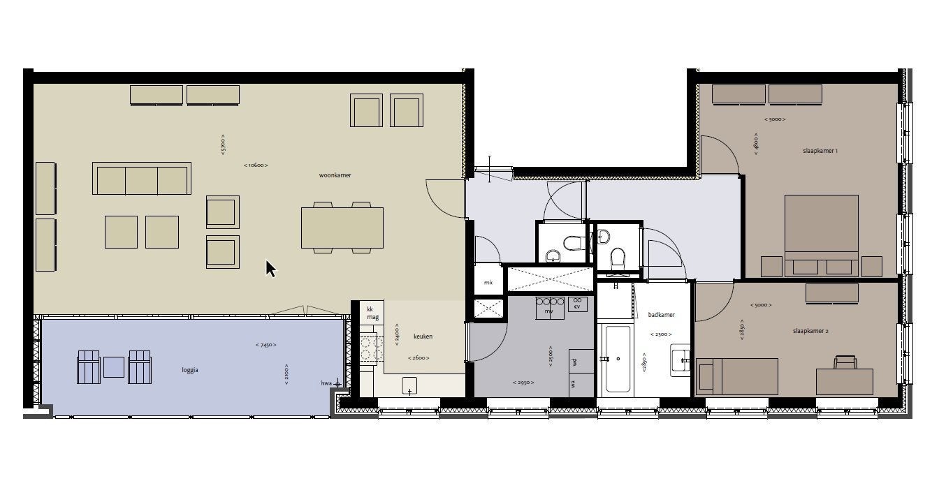 Appartement Buxusplaats 148 in Tilburg
