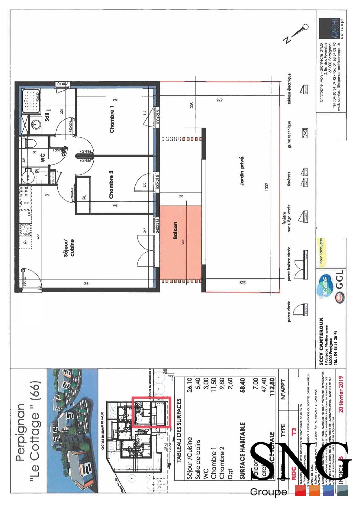 Appartement Rue Raymond Sudre à Perpignan