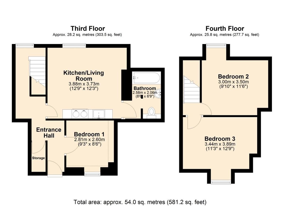 Flat Ossulston Street in Greater London