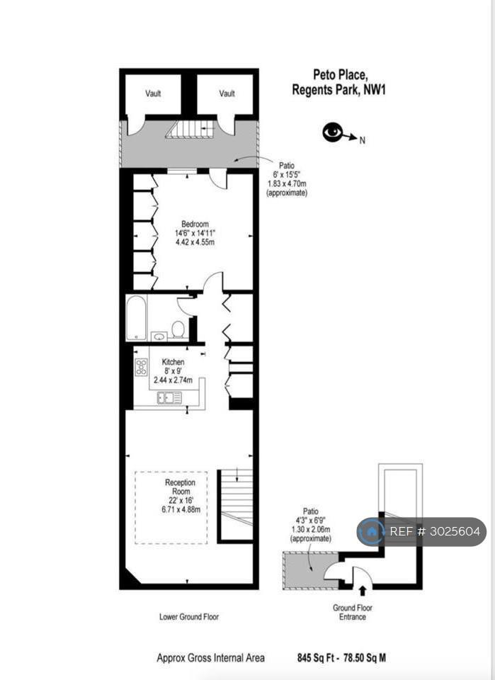 Flat St Andrew's Place in Greater London