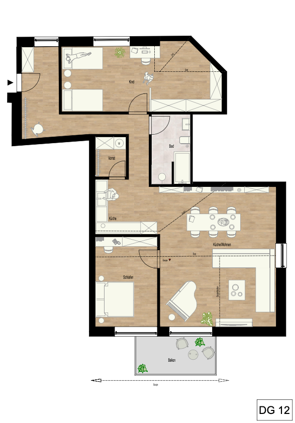 Wohnung Bahnhofstraße in Weiher