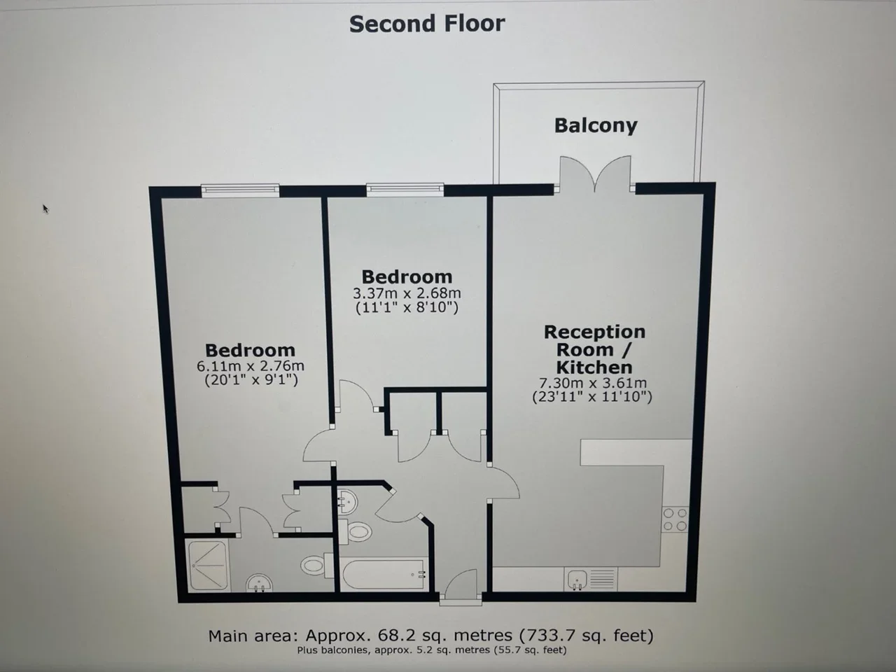 Flat Victory Place in Greater London