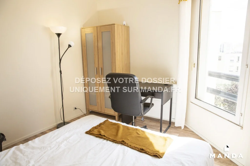 Chambre Rue Gaston Bonnier à Asnières-sur-Seine