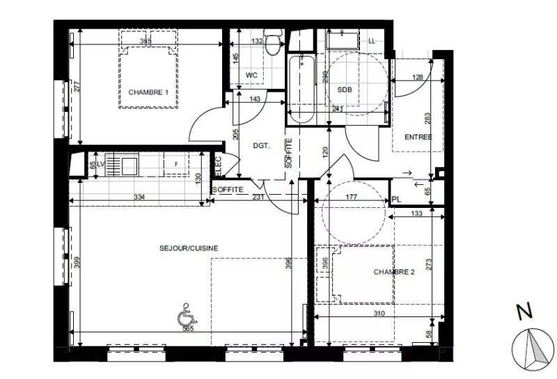 Appartement Rue Olivier Métra à Le Blanc-Mesnil