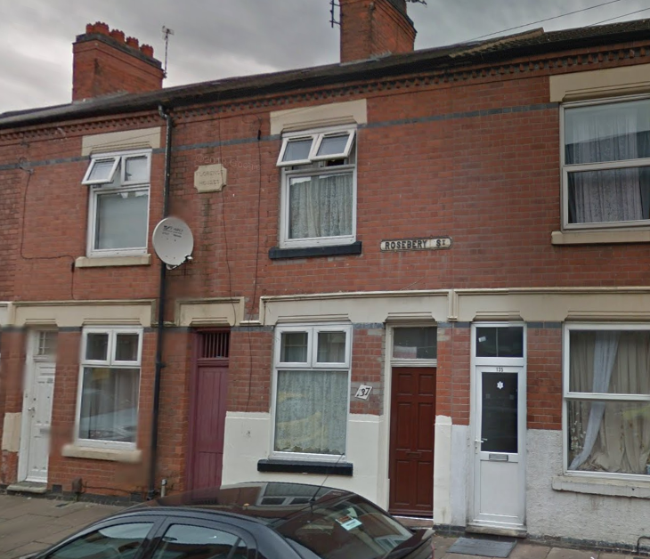 House Roseberry Street in Leicester