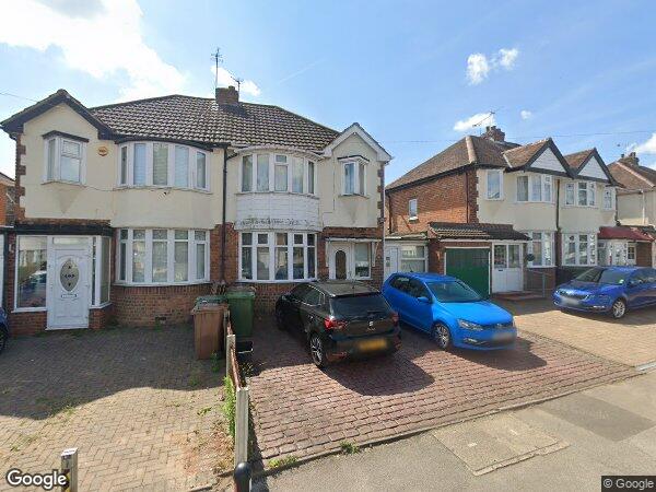 House Valley Road in Metropolitan Borough of Solihull