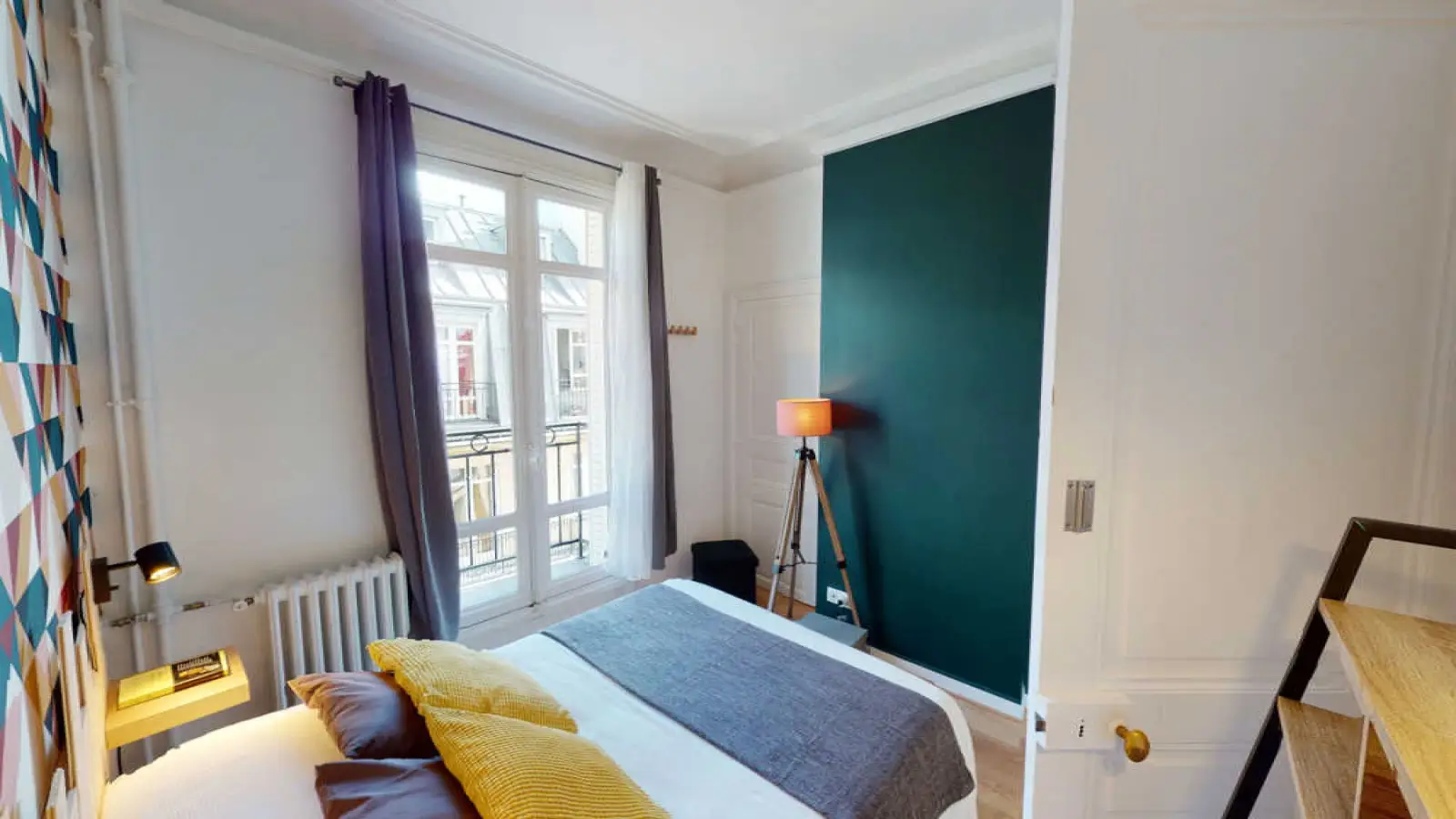 Chambre Rue Ampère à Paris