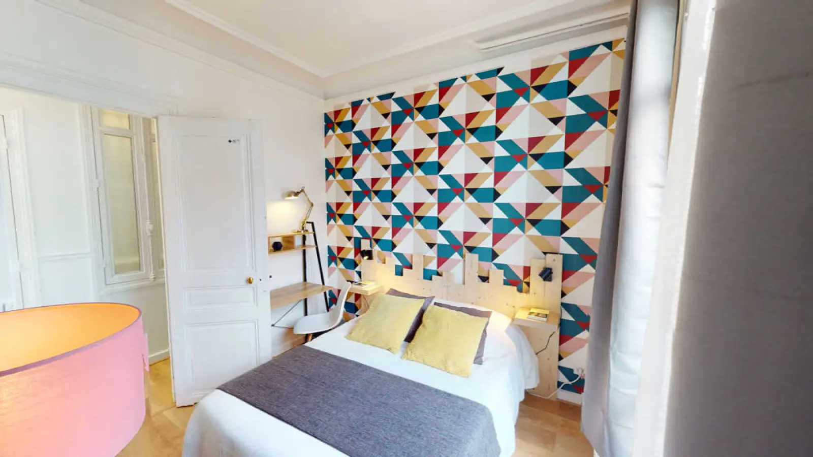Chambre Rue Ampère à Paris