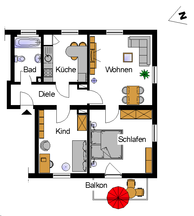 Wohnung Bergfelder Weg in Altena