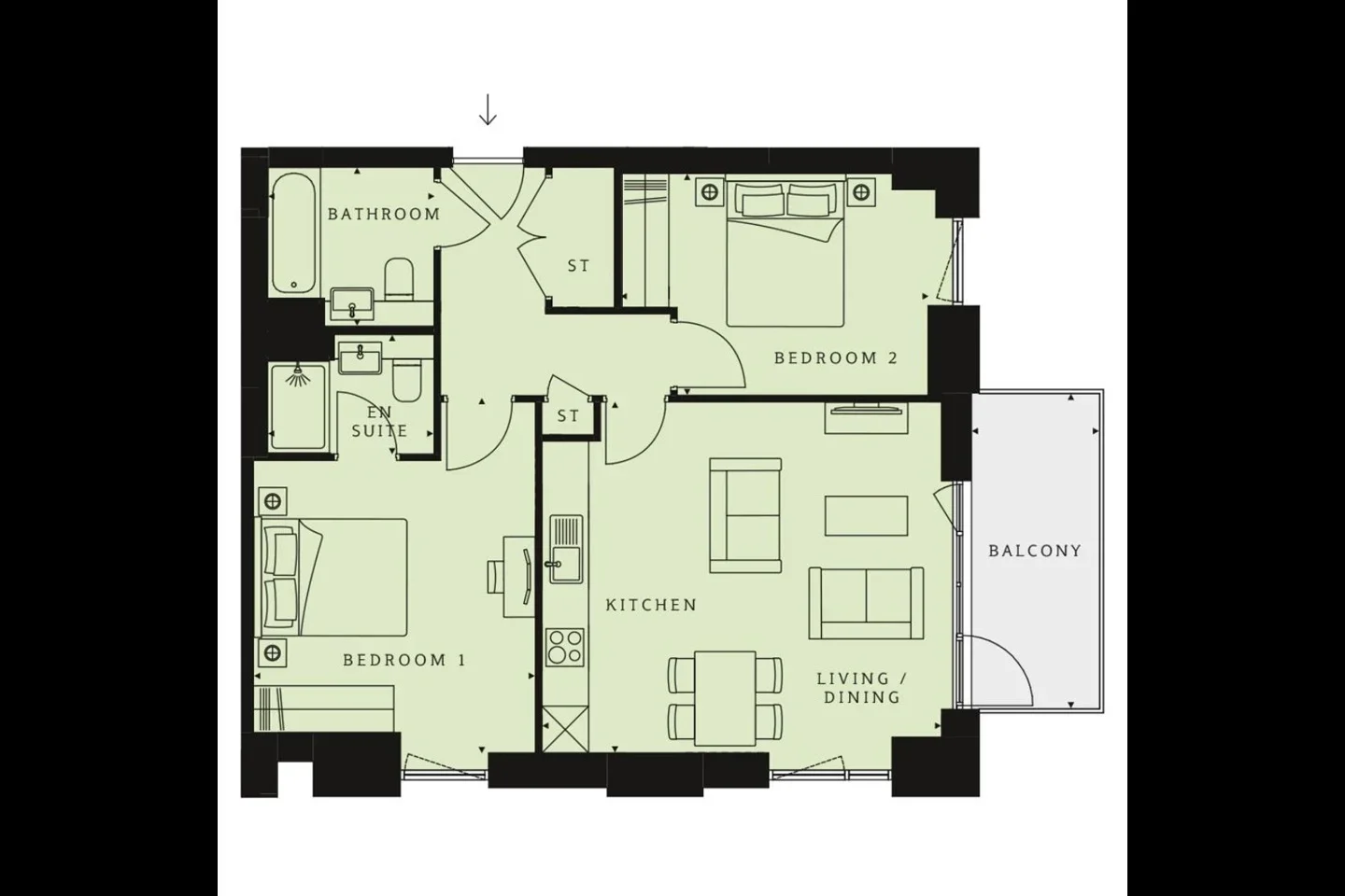 Flat Watkin Road in Greater London