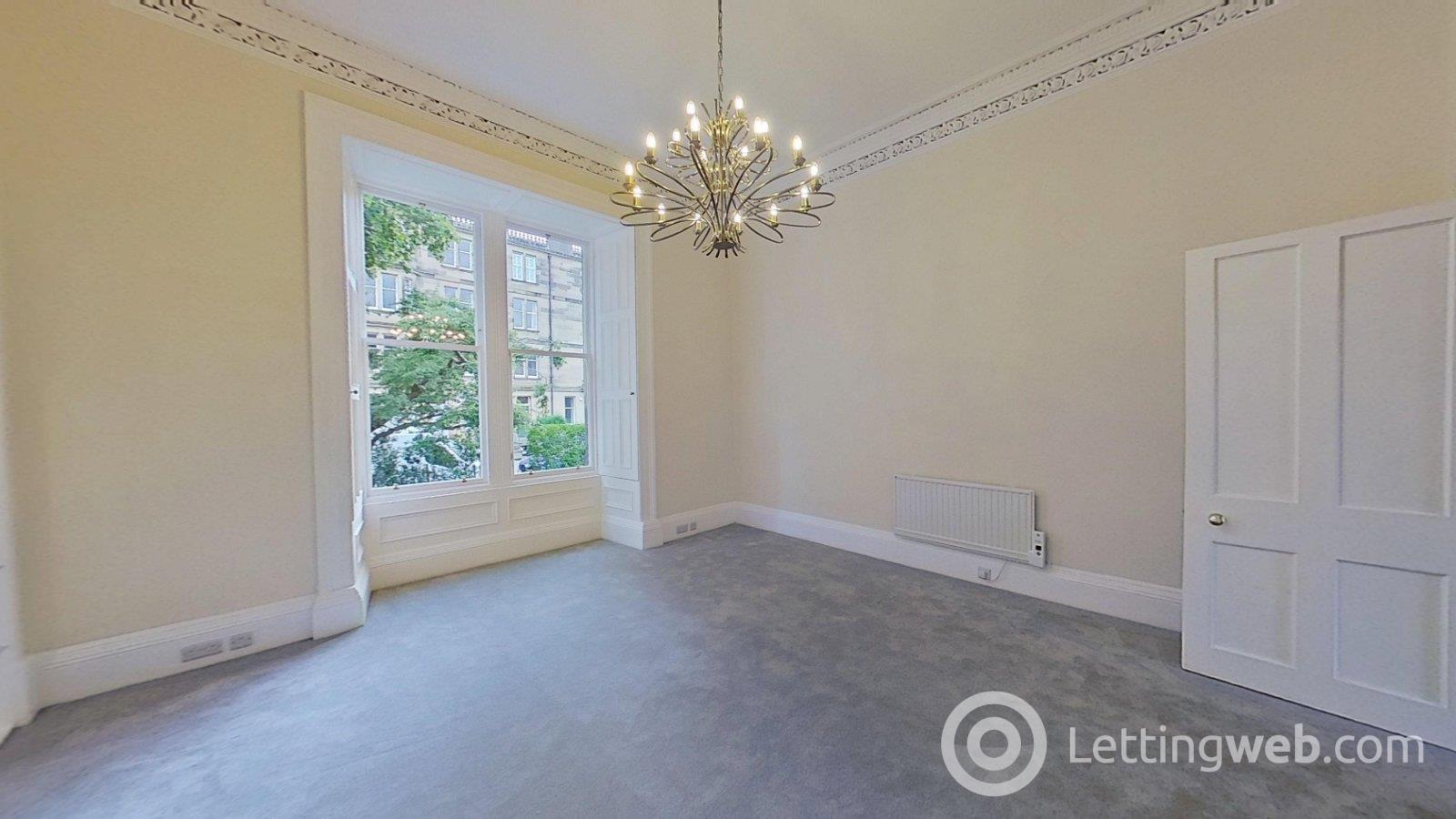 Flat Merchiston Crescent in City of Edinburgh