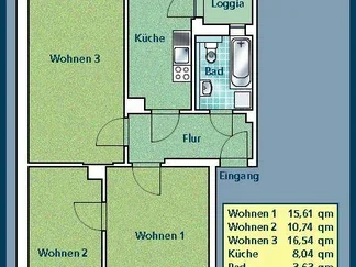 Wohnung Böttgerstraße in Dresden