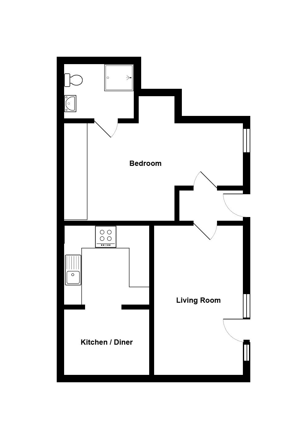 Flat Market Place in Breckland District
