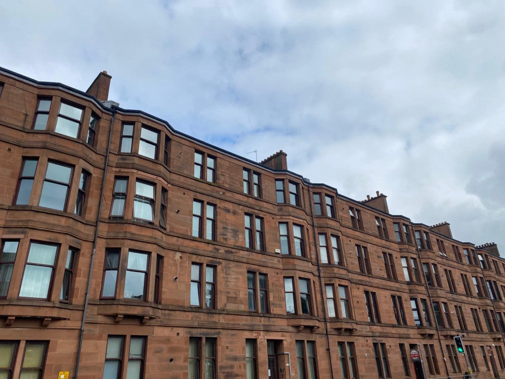 Flat Holmlea Road in Glasgow