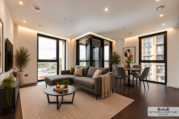 Flat Ponton Road in Greater London