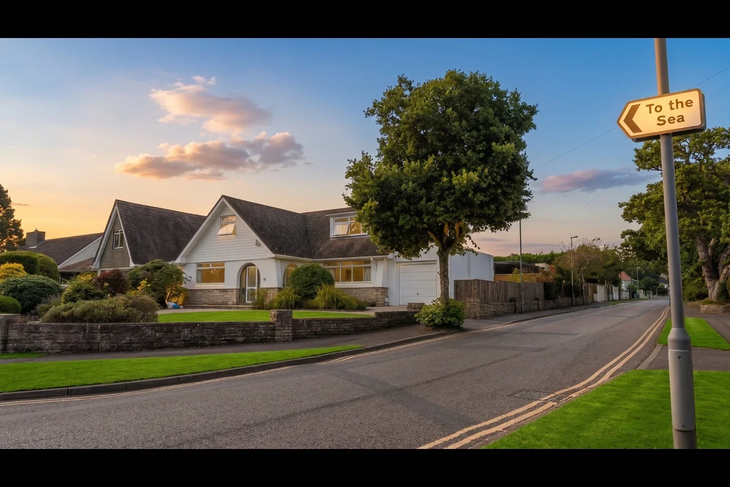 House Mill Lane in Highcliffe-on-Sea