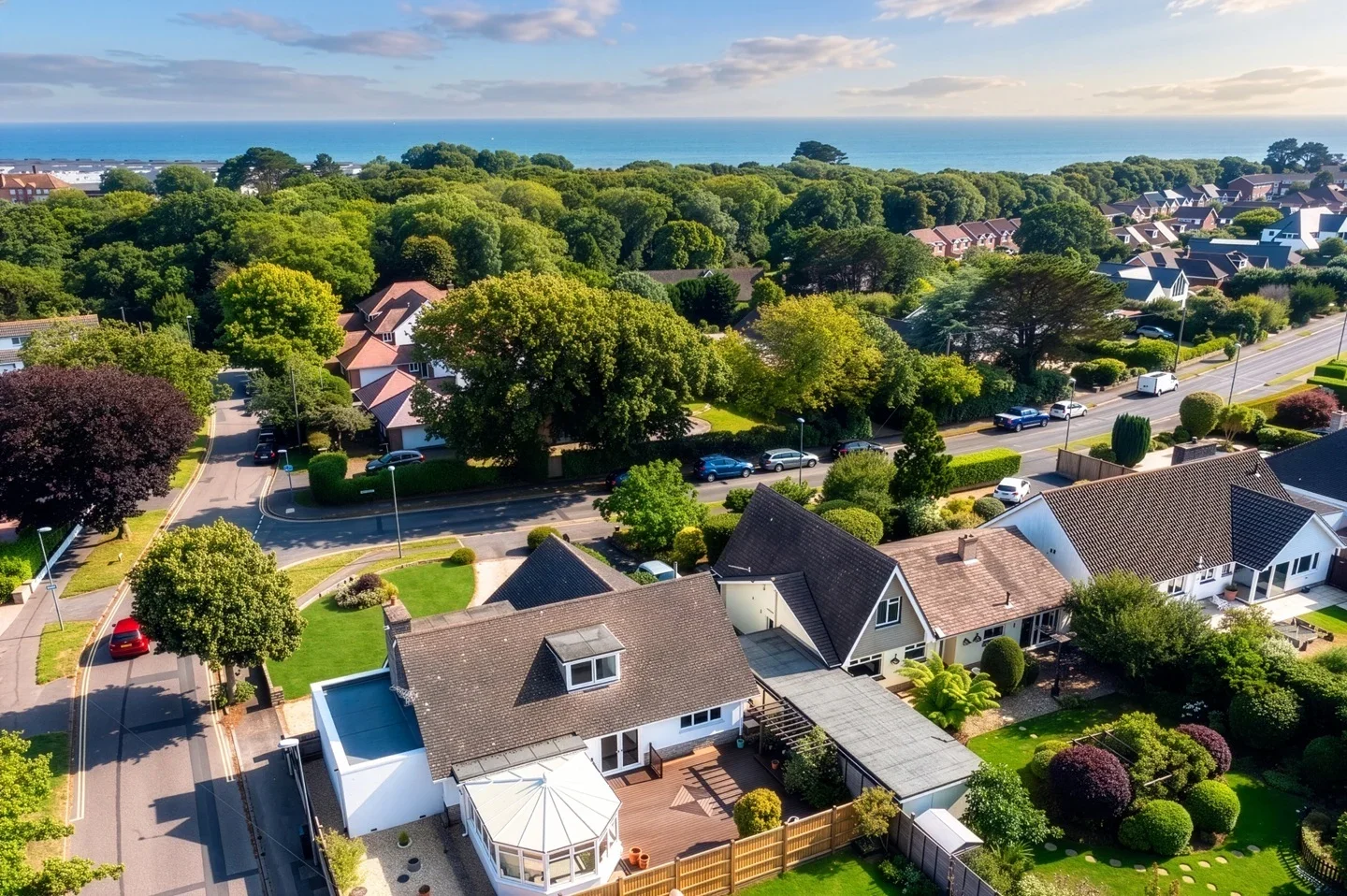 House Mill Lane in Highcliffe-on-Sea